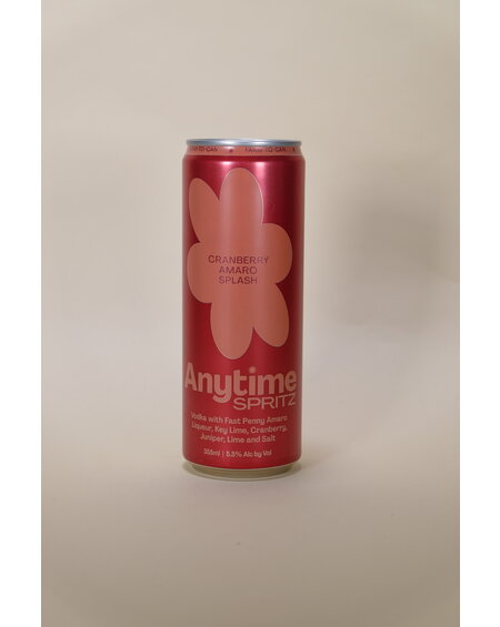 Anytime Spirits Anytime Spritz: Cranberry Amaro Splash