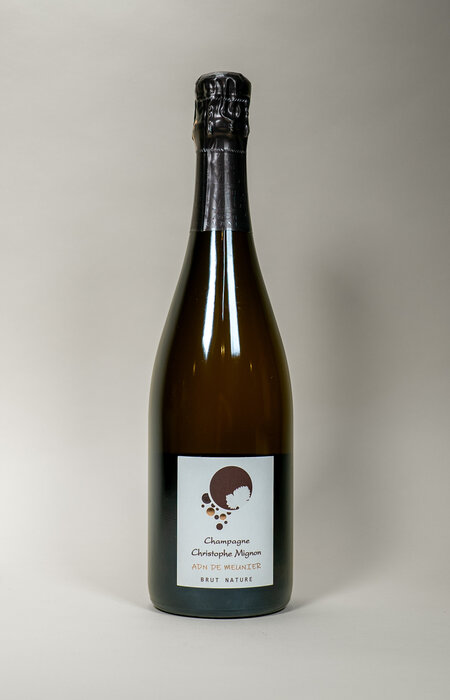 Champagne Christophe Mignon, Blanc de Noir, ADN de Meunier, Brut Nature, NV, 750ml