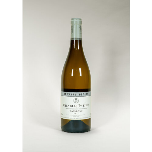 Bernard Defaix, Chablis 1er Cru, Vaillons, 2023, 750 ml Bernard Defaix, Chablis 1er Cru, Vaillons, 2023, 750 ml