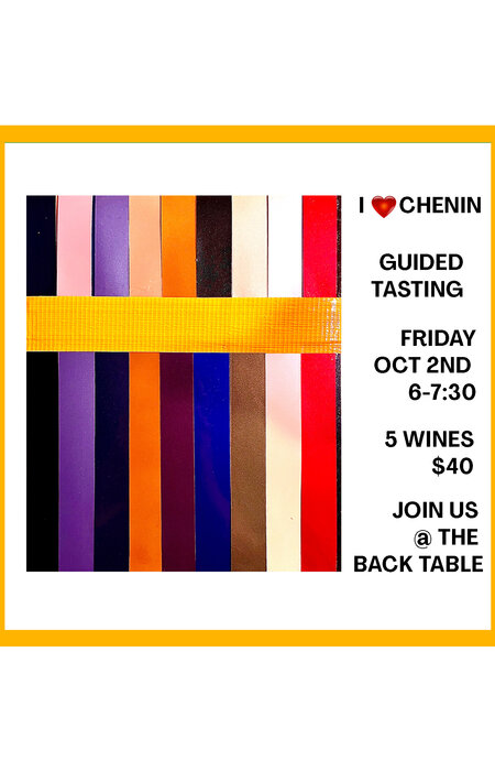 Class: Specialty Tasting 10-2-26 - I Heart Chenin Blanc Class: Specialty Tasting 10-2-26 - I Heart Chenin Blanc