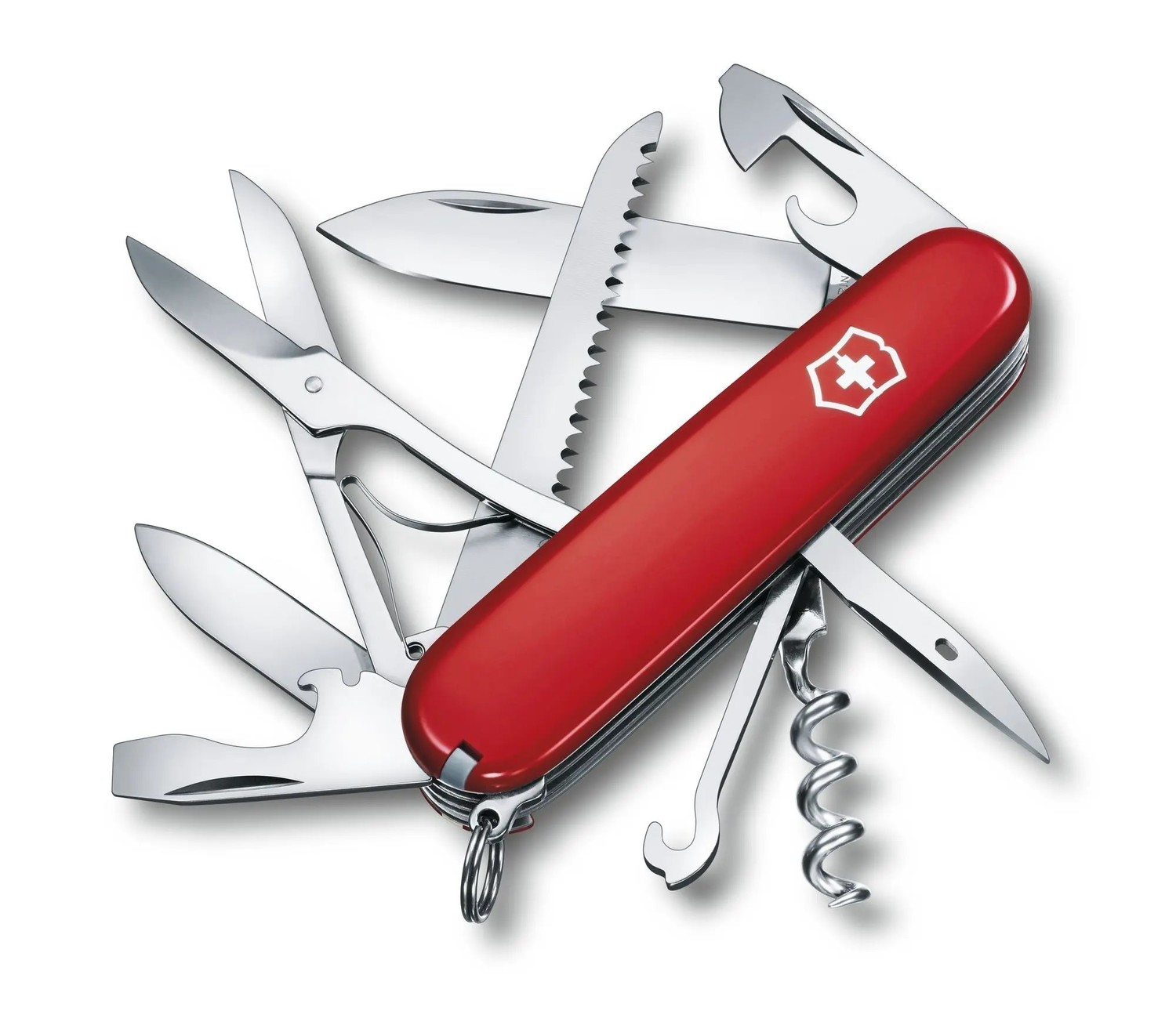 Victorinox Swiss Army Huntsman, Red, 53201 - CastleGate Knife & Tool