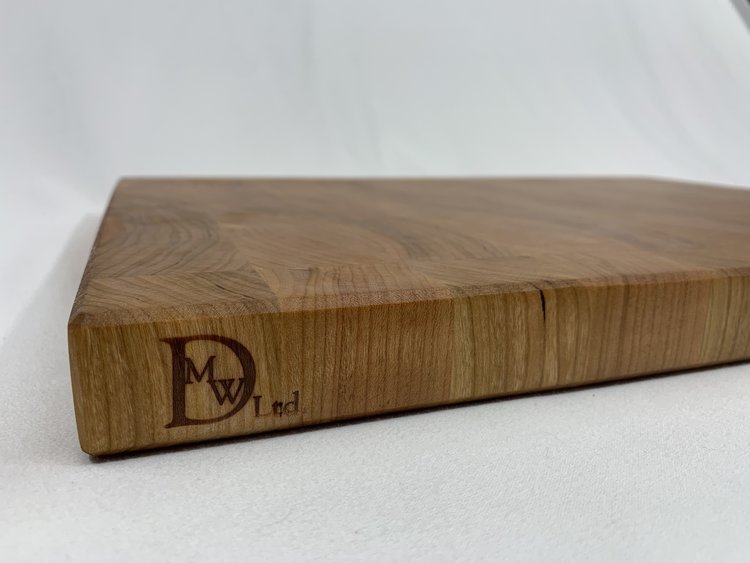 DMW Ltd. Handcrafted Cherry Wood Endgrain Cutting Board (123CHERRY)