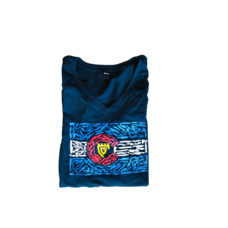 CastleGate CastleGate Colorado Flag  Womens XL Navy