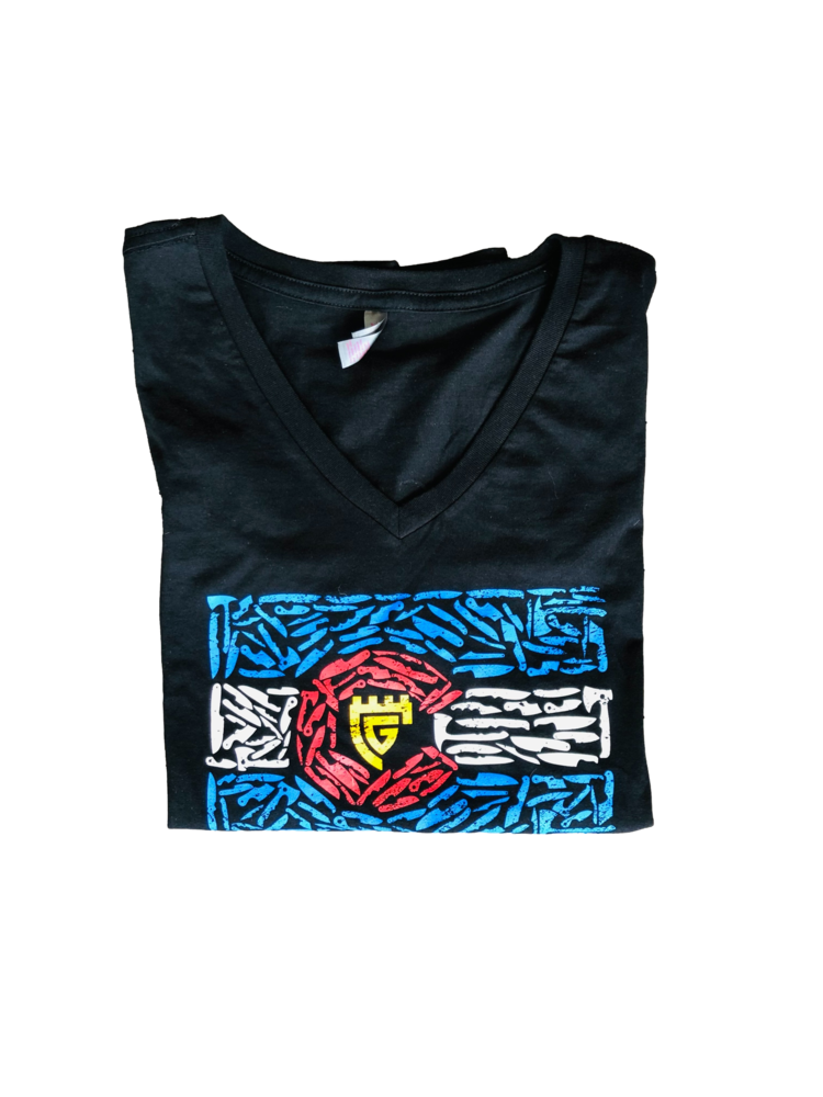 CastleGate CastleGate Colorado Flag  Womens XXL Black