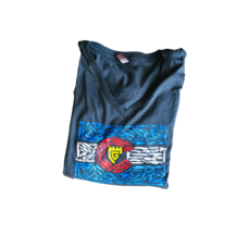 CastleGate CastleGate Colorado Flag  Womens XL Charcoal