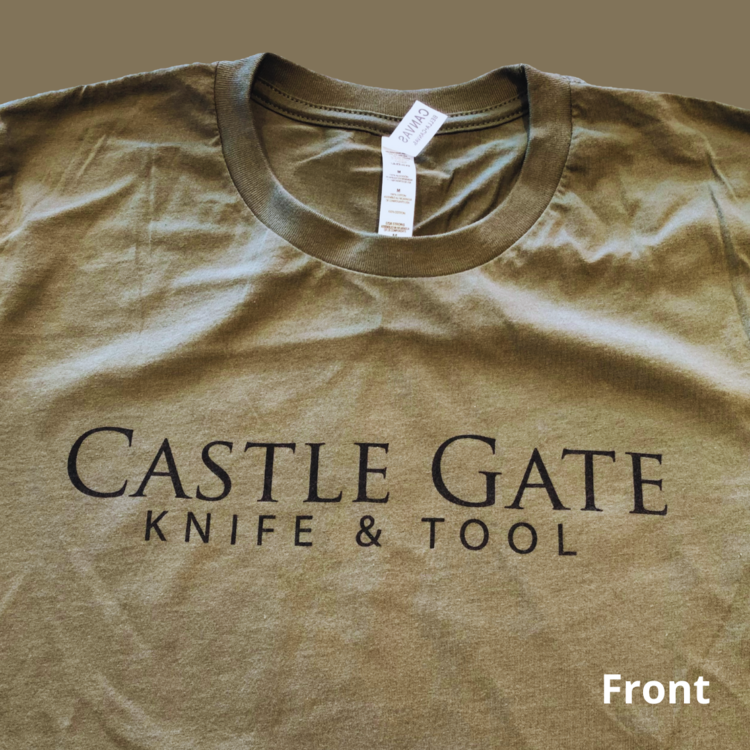 CastleGate CastleGate T-Shirt #StaySharp Army Green (L)