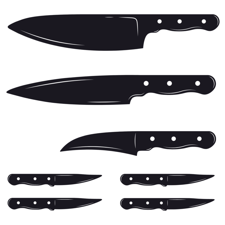 CastleGate Mini Block Kitchen Set: 7 Knives (No Serrated Knives)