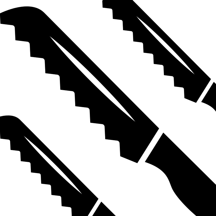 CastleGate Blade Sharpening: Serrated Edge $2.25/inch