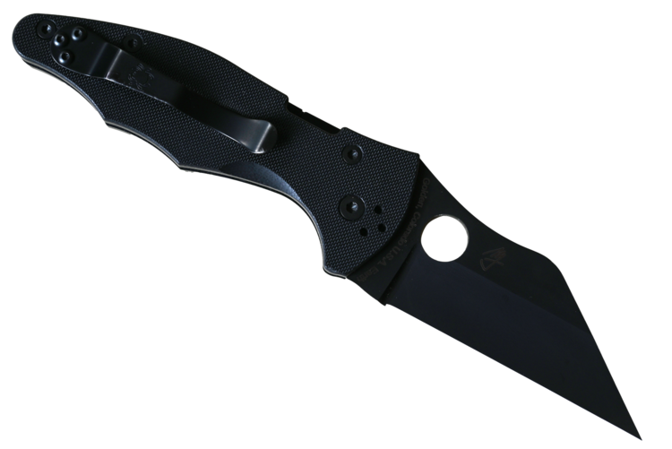 Spyderco Spyderco Yojimbo 2 Black G-10 Black Blade (C85GPBBK2)