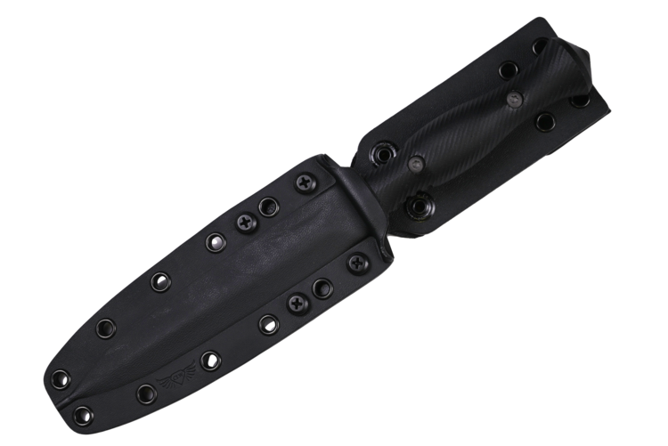 Spartan Blades Spartan Blades, HARSEY DAGGER BLK/BLK w/Kydex BLK (SB49BKBKKYBK)