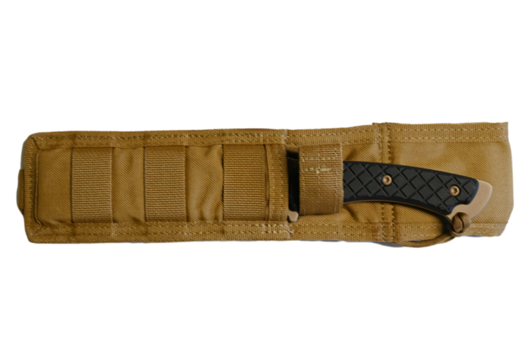 Spartan Blades Spartan Blades Horkos w/Nylon Molle Sheath BLK/BLK (SB4BKBKNLBK)