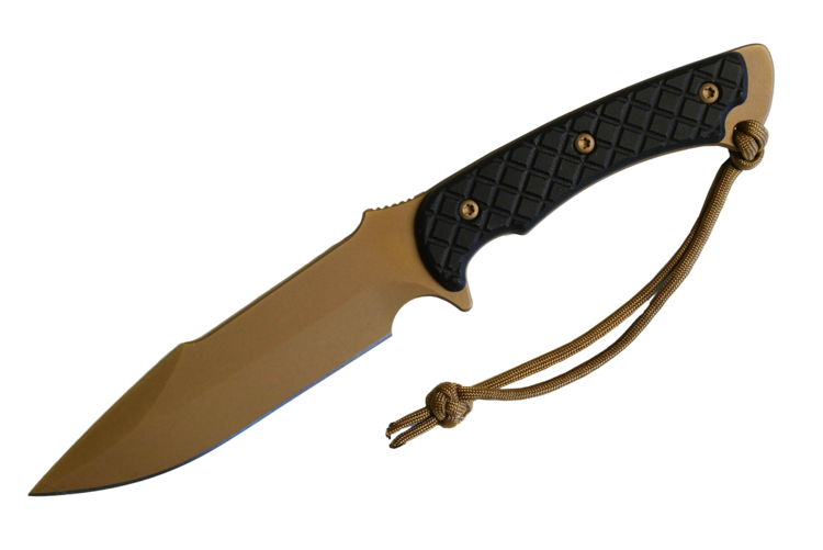 Spartan Blades Spartan Blades Horkos w/Nylon Molle Sheath BLK/BLK (SB4BKBKNLBK)