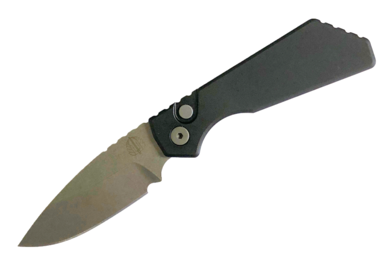 Pro-Tech Pro-Tech Strider PT+ Stonewash Magnacut Blade Black Handle (PT201)