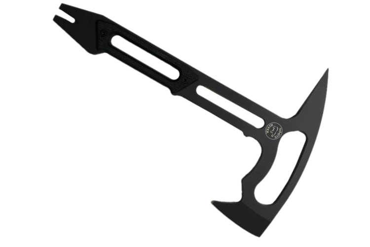 White River White River Delia Tactical Rescue Hawk, Black Textured G10 (DT-RHK)