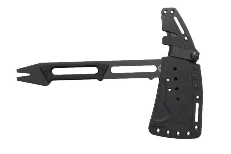 White River White River Delia Tactical Rescue Hawk, Black Textured G10 (DT-RHK)