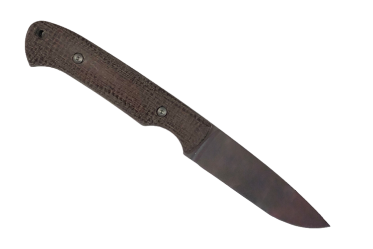 White River White River Small Game Natural Burlap Micarta (WRSG-BNA)