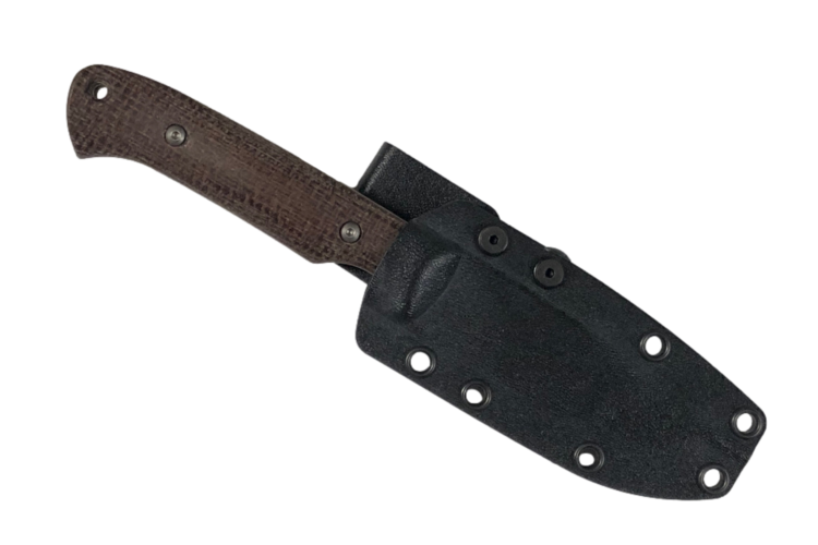 White River White River Small Game Natural Burlap Micarta (WRSG-BNA)