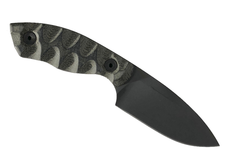 White River White River GTI 3, Black & O.D. Linen Micarta Black Coated Blade (WRGTI3-LBO-CBI)