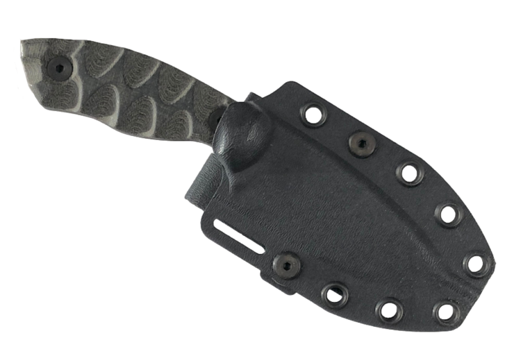 White River White River GTI 3, Black & O.D. Linen Micarta Black Coated Blade (WRGTI3-LBO-CBI)