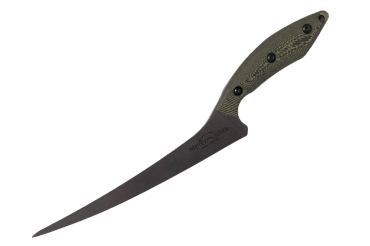 White River White River Step Up Fillet 8.5 inch, Maple & Black Richlite (WRSUF8-RMB)