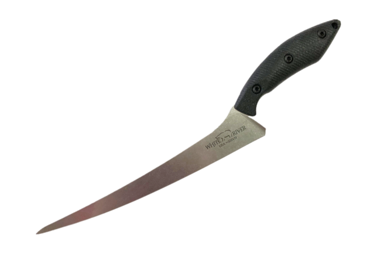 White River White River Step Up Fillet 8.5 inch, Black G10 (WRSUF8-GBL)