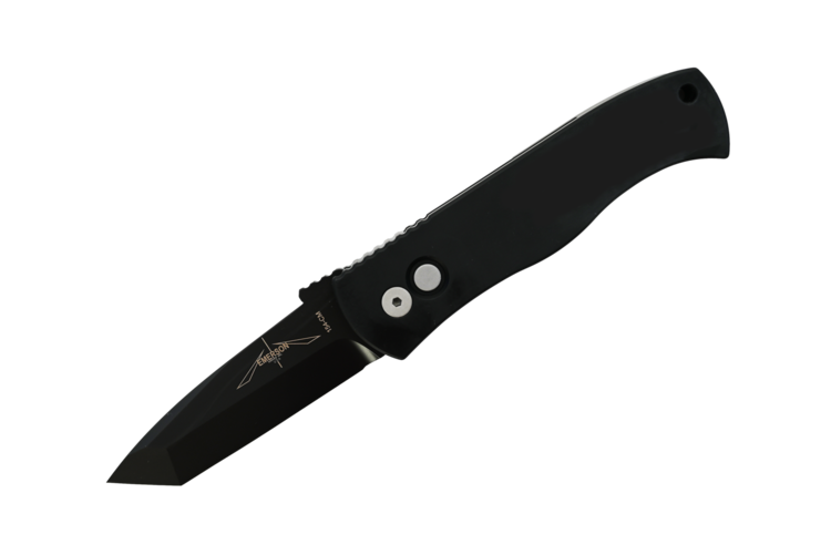 Pro-Tech Pro-Tech Emerson CQC7 Black Handle Black Chisel Tanto Blade (E7T03)