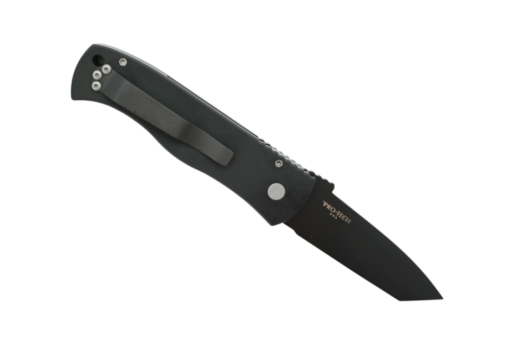 Pro-Tech Pro-Tech Emerson CQC7 Black Handle Black Chisel Tanto Blade (E7T03)