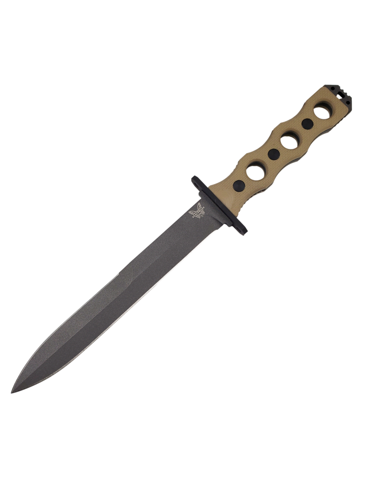 Benchmade Benchmade SOCP Fixed Blade Black Blade Ranger Green Handle (185BK-1)