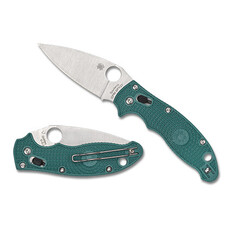 Spyderco Spyderco Manix 2 Mineral Blue Lightweight CPM SPY27 Plain Edge (C101PCBL2)