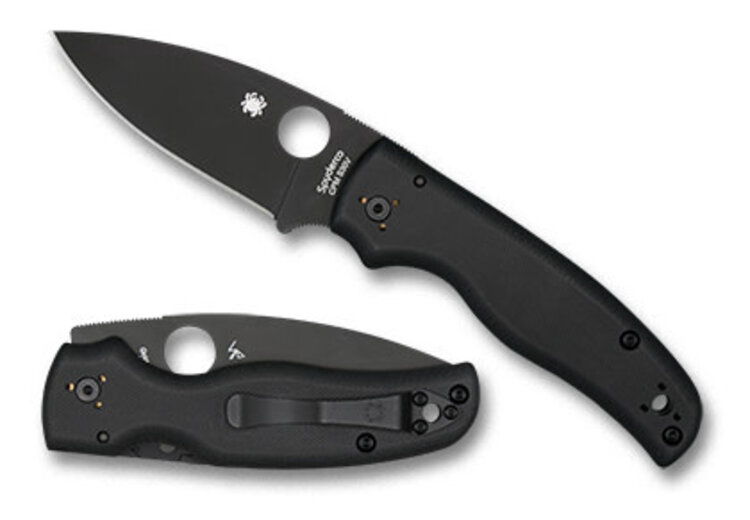 Spyderco Spyderco Shaman Black G-10 Black Blade (C229GPBK)