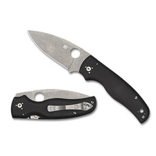 Spyderco Spyderco Shaman Black G-10 Plain Edge (C229GP)