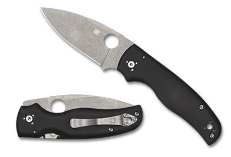 Spyderco Spyderco Shaman Black G-10 Plain Edge (C229GP)
