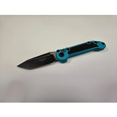 Microtech Microtech LUDT Gen Ⅲ Black Tanto Blade Turquoise Handle W/ Traction Tape Inserts (1136-1TQ)