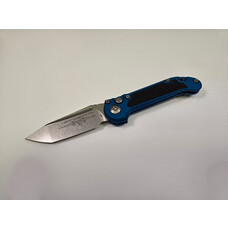 Microtech Microtech LUDT Gen Ⅲ Stonewash Tanto Blade Blue Handle W/ Traction Tape Inserts  (1136-10BL)
