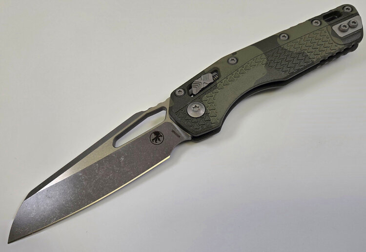 Microtech Microtech MSI Apocalyptic Standard Blade Polymer Handle Olive Camo (210T-10APPMOC)