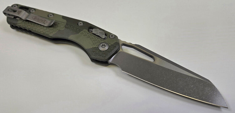 Microtech Microtech MSI Apocalyptic Standard Blade Polymer Handle Olive Camo (210T-10APPMOC)