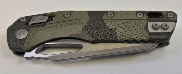 Microtech Microtech MSI Apocalyptic Standard Blade Polymer Handle Olive Camo (210T-10APPMOC)