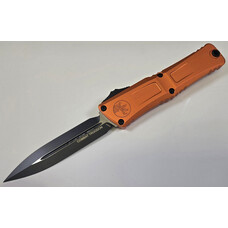 Microtech Microtech Combat Troodon Gen Ⅲ Double Edge Black Blade Orange Handle (1142-1OR)
