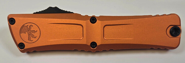 Microtech Microtech Combat Troodon Gen Ⅲ Double Edge Black Blade Orange Handle (1142-1OR)