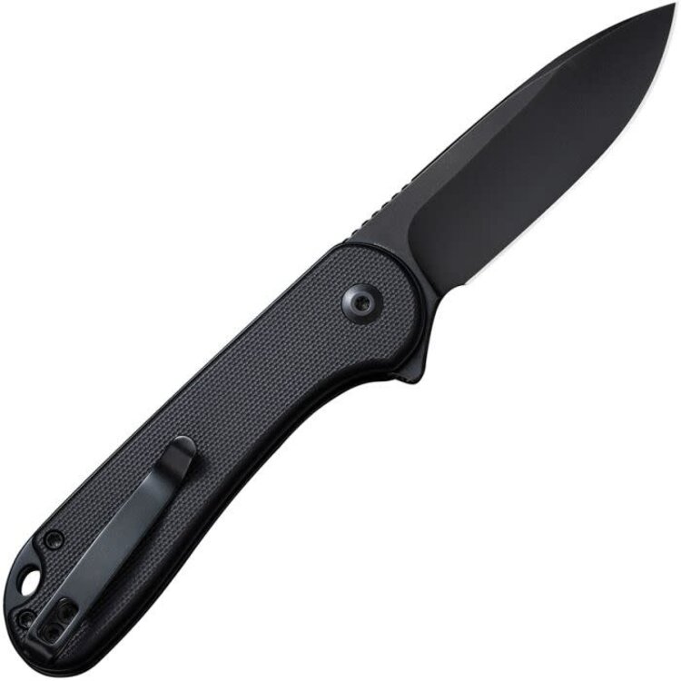 Civivi Civivi Elementum II Button Lock Black Blade G10 Black Handle (CIVC18062P1)