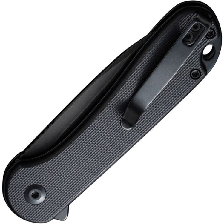 Civivi Civivi Elementum II Button Lock Black Blade G10 Black Handle (CIVC18062P1)