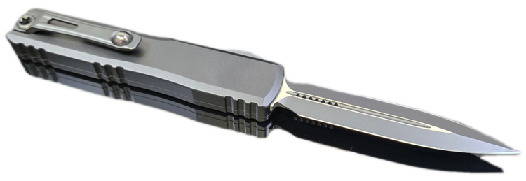 Microtech Microtech Ultratech Gen Ⅲ ZBP Double Edge Black Blade Full Serrated Tactical Chassis (1122-3T)