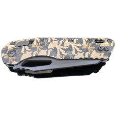Microtech Microtech MSI Single Edge Black Blade Polymer Claw Burst Camo (210T-1PMCWC-Z4)