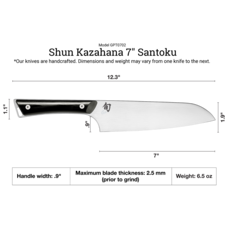 Shun Cutlery Shun Cutlery Kazahana Santoku 7"