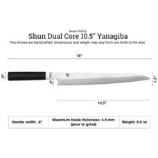 Shun Cutlery Shun Cutlery Dual Core Yanagiba 10 ½"