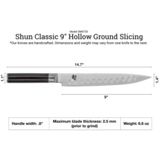 Shun Cutlery Shun Cutlery Classic HG Slicing 9"