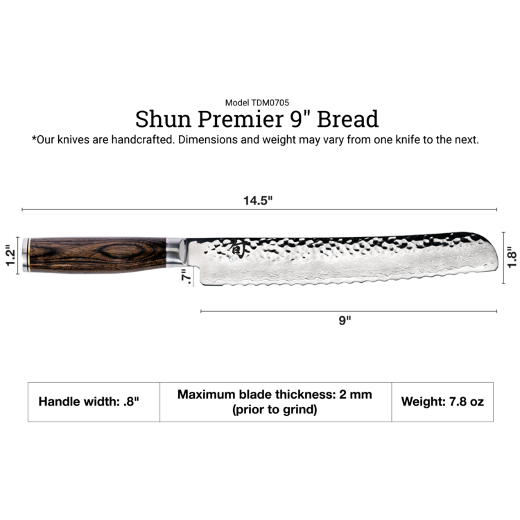 Shun Cutlery Shun Cutlery Premier Bread 9"
