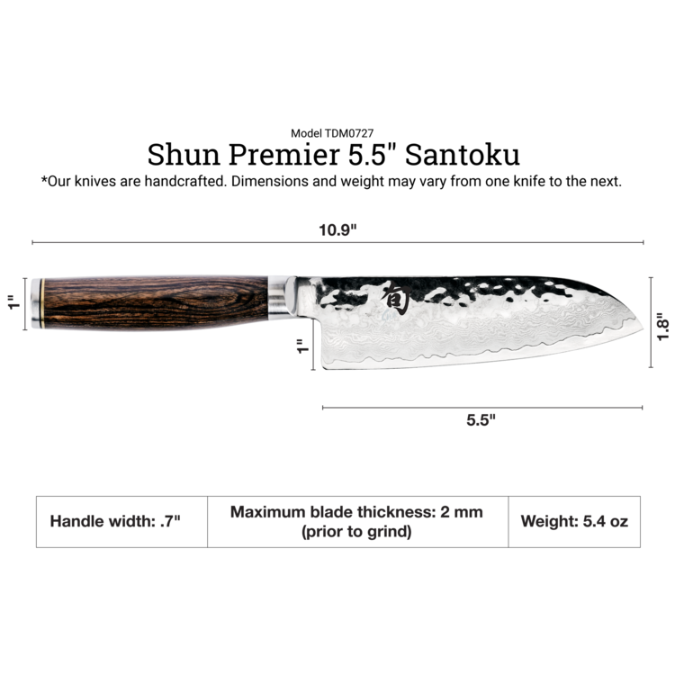 Shun Cutlery Shun Cutlery Premier Santoku 5 ½"