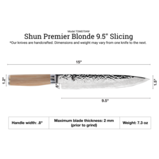 Shun Cutlery Shun Premier Blonde 9.5" Slicing Knife