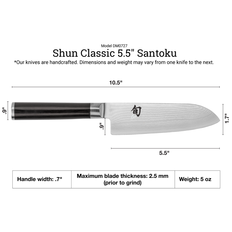 Shun Cutlery Shun Classic 5.5" Santoku